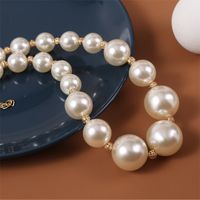 Fashion Simple Solid Color Pearl Chain Necklace Wholesale main image 4