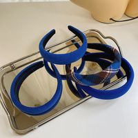 Klein Blue Hair Accessories 2022 New Spring Korean Wide Headband Wholesale main image 3