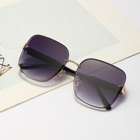 Nylon Polarized Sunglasses Women Uv Protection Frameless Diamond Cut Edge Sunglasses main image 1