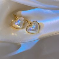 Real Gold Electroplating Mermaid Pearl Earrings Korean Long Ear Buckle Earrings sku image 50