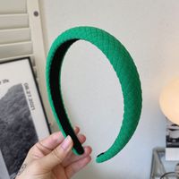 Korean New Spring Green Headband Sponge Hair Accessories Female Wholesale sku image 1
