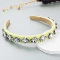New Korean Thin Strips Of Milk Silk Pearls Simple Hair Hoop Ladies Hair Accessories sku image 5