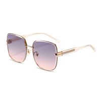 Nylon Polarized Sunglasses Women Uv Protection Frameless Diamond Cut Edge Sunglasses sku image 5