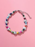 2022 Spring Color Bracelet Metal Fish Small Flower Beads Bracelet Jewelry sku image 1