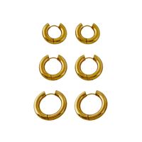 Fashion Geometric Plating Stainless Steel No Inlaid Earrings main image 6