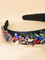 Baroque Vintage Ornate Gemstone Decorated Colorful Headband main image 5