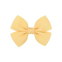 Simple Children's Hair Accessories Cute Children Solid Color Bow Hairpin main image 6