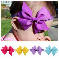 Cute Hair Accessories Multicolor Swallowtail Polyester Ribbon Bow main image 3