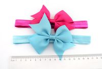 Cute Hair Accessories Multicolor Swallowtail Polyester Ribbon Bow main image 5