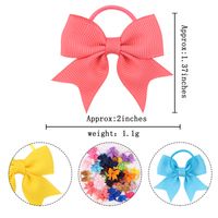 Nouveaux Accessoires Pour Cheveux Simples Pour Enfants Anneau De Cheveux Floral Couleur Bonbon main image 3