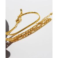 Brass Fashion Simple Stacked With Snake Bone Chain Necklace Wholesale main image 4