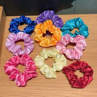 Fashion Color Solid Color Hair Ring Elastic Hair Ring Smooth Hair Accessories main image 1
