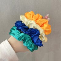Fashion Color Solid Color Hair Ring Elastic Hair Ring Smooth Hair Accessories main image 3