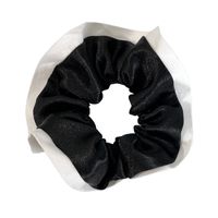 Fashion Retro Contrast Color Satin Black And White Hair Accessories Hair Rope main image 6