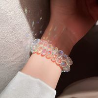 Fashion Geometric Solid Color Crystal Adjustable Bracelet Wholesale main image 3