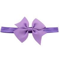 Cute Hair Accessories Multicolor Swallowtail Polyester Ribbon Bow sku image 6