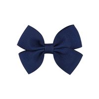 Simple Children's Hair Accessories Cute Children Solid Color Bow Hairpin sku image 2