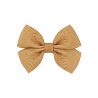 Simple Children's Hair Accessories Cute Children Solid Color Bow Hairpin sku image 3