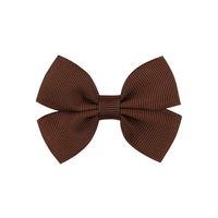 Simple Children's Hair Accessories Cute Children Solid Color Bow Hairpin sku image 4