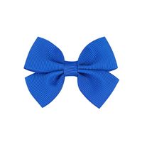 Simple Children's Hair Accessories Cute Children Solid Color Bow Hairpin sku image 7