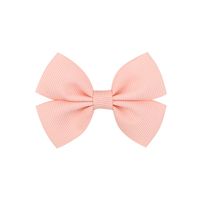 Simple Children's Hair Accessories Cute Children Solid Color Bow Hairpin sku image 9