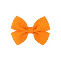 Simple Children's Hair Accessories Cute Children Solid Color Bow Hairpin sku image 10