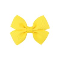 Simple Children's Hair Accessories Cute Children Solid Color Bow Hairpin sku image 11