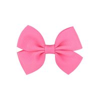 Simple Children's Hair Accessories Cute Children Solid Color Bow Hairpin sku image 14