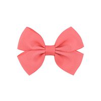Simple Children's Hair Accessories Cute Children Solid Color Bow Hairpin sku image 16
