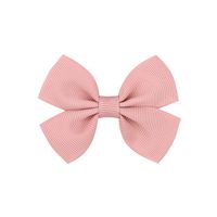 Simple Children's Hair Accessories Cute Children Solid Color Bow Hairpin sku image 17