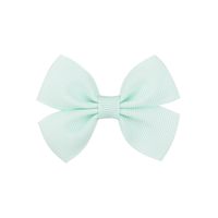 Simple Children's Hair Accessories Cute Children Solid Color Bow Hairpin sku image 20