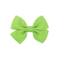 Simple Children's Hair Accessories Cute Children Solid Color Bow Hairpin sku image 21