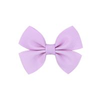 Simple Children's Hair Accessories Cute Children Solid Color Bow Hairpin sku image 24