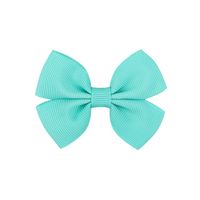 Simple Children's Hair Accessories Cute Children Solid Color Bow Hairpin sku image 27