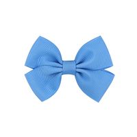 Simple Children's Hair Accessories Cute Children Solid Color Bow Hairpin sku image 28