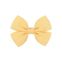 Simple Children's Hair Accessories Cute Children Solid Color Bow Hairpin sku image 31