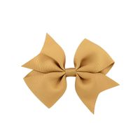 Simple Ribbed Ribbon Fishtail V-shaped Bow Children's Hair Accessories sku image 3