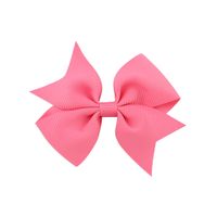 Simple Ribbed Ribbon Fishtail V-shaped Bow Children's Hair Accessories sku image 14