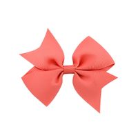 Simple Ribbed Ribbon Fishtail V-shaped Bow Children's Hair Accessories sku image 16