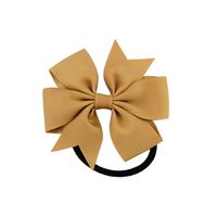 Fashion Children Ribbed Ribbon Bow Hair Ring Multicolor Head Rope Hair Accessories sku image 3