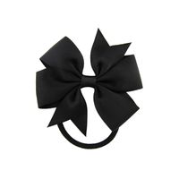 Fashion Children Ribbed Ribbon Bow Hair Ring Multicolor Head Rope Hair Accessories sku image 5