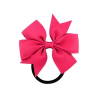Fashion Children Ribbed Ribbon Bow Hair Ring Multicolor Head Rope Hair Accessories sku image 15