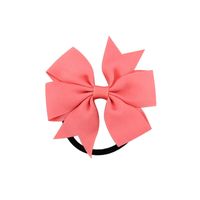 Fashion Children Ribbed Ribbon Bow Hair Ring Multicolor Head Rope Hair Accessories sku image 16