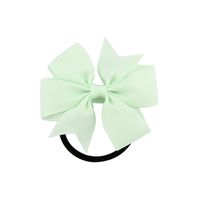 Fashion Children Ribbed Ribbon Bow Hair Ring Multicolor Head Rope Hair Accessories sku image 20
