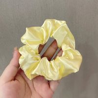 Fashion Color Solid Color Hair Ring Elastic Hair Ring Smooth Hair Accessories sku image 1