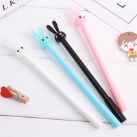 Cute Long-eared Rabbit Cartoon Water Pen Signature Children's Student Creative Neutral Pen main image 4