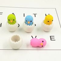 Broken Shell Chicken Creative Stationery Children Students Cute Eraser main image 5