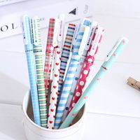 New 10 Boxed Color Gel Pens Student Eye-catching Pen Set main image 4