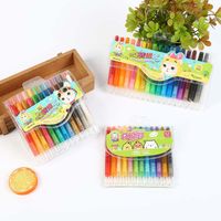 Wholesale Children's Rotating Crayons Washable Not Dirty Hand Painting Graffiti Pen main image 1