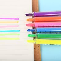 قلم تمييز ملون للأدوات المكتبية إبداعي ظريف لطيف قلم إبرة حقنة main image 4